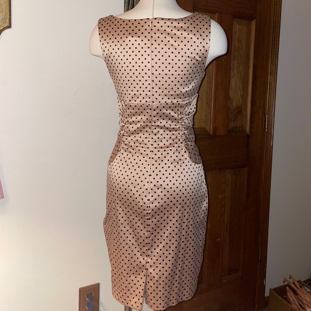 Polka Dot Champagne Dress - Picture 2 of 9